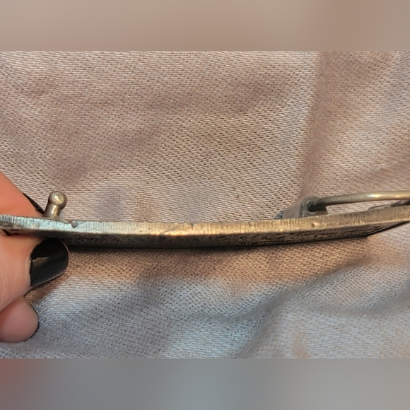 Vtg 1975 Levi Strauss & Co. Bergamot Brass Works Belt Buckle. Made In USA - Picture 7 of 8